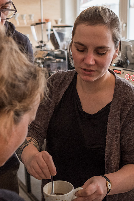 roestbar Kaffeeschule Schüler