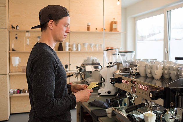 roestbar Kaffeeschule Siebträger