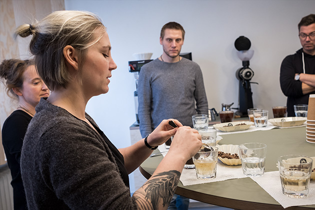 roestbar Kaffeeschule Schüler